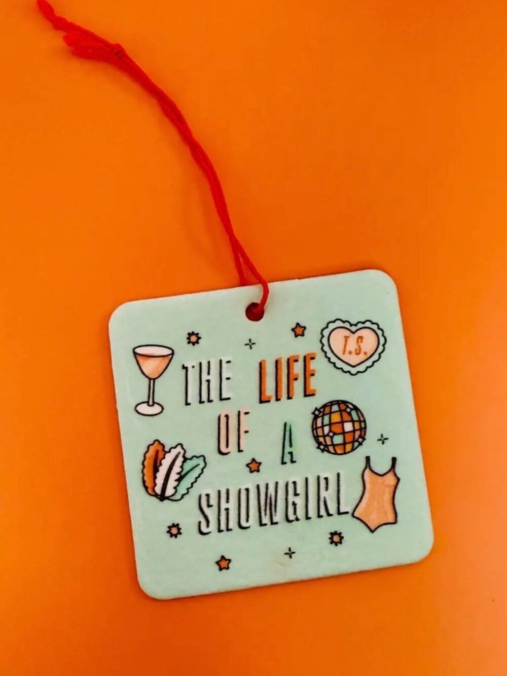 T SWIFT SHOWGIRL CAR AIR FRESHENER